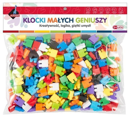 Askato Klocki Konstrukcyjne Edukacyjne Cegiełki 160 Elementów
