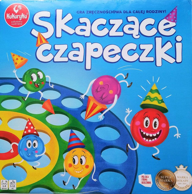 Skaczące Czapeczki Gra Planszowa Kukuryku