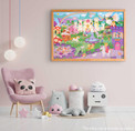 GIGANTYCZNE PUZZLE UKŁADANKA DLA DZIECI 92 x 62 cm 48 ELEMENTÓW PREZENT
