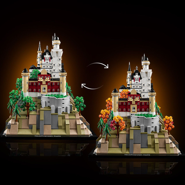 LEGO Architecture 21063 Zamek Neuschwanstein – Kolekcjonerski Model dla Dorosłych