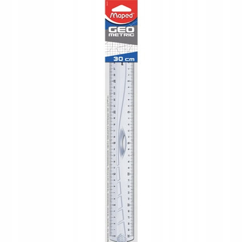 Linijka Dwustronna Szkolna Geometric 30cm Maped