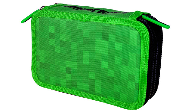 Piórnik potrójny Jumbo BW Minecraft AC3