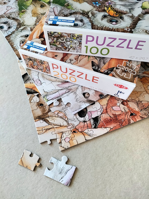 Puzzle Tactic 100 Jeże (Hedgehogs)