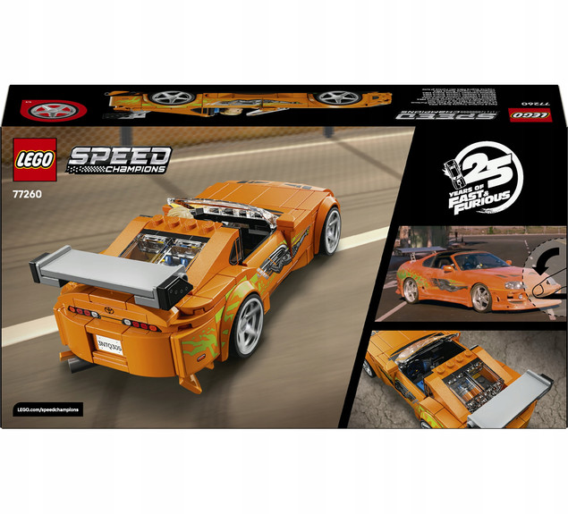 LEGO Speed Champions 77260 Toyota Supra MK4 Fast & Furious 292 el.