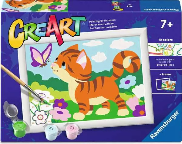 CREART FOR KIDS CAT WITH BUTTERFLY