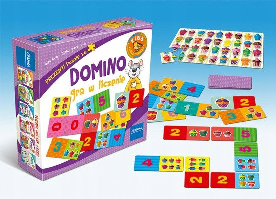 Granna Domino | Gra w Liczenie i Rozpoznawanie Cyfr dla Dzieci