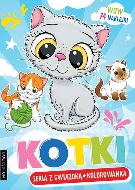 Kotki. Kolorowanka – okładka książeczki