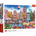 Puzzle 1500 el. Kolorowy Amsterdam – Bajeczny Widok