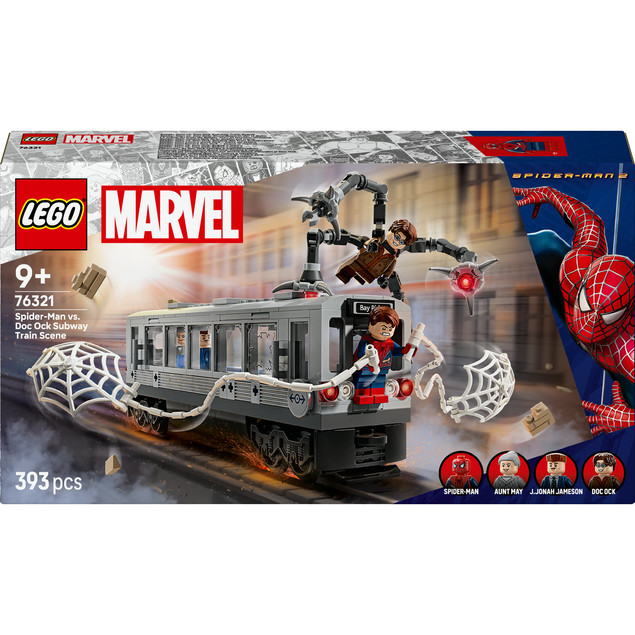 LEGO Marvel Super Heroes 76321 Spider-Man kontra Doc Ock: Scena w Metrze