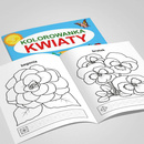 KWIATY KOLOROWANKA