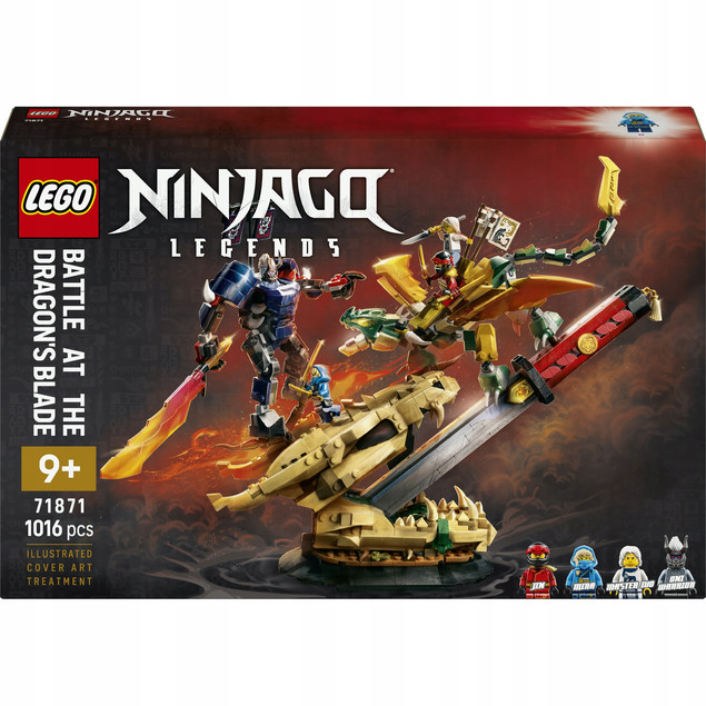 LEGO NINJAGO 71871 Bitwa o Smocze Ostrze – Zestaw 1016 el.
