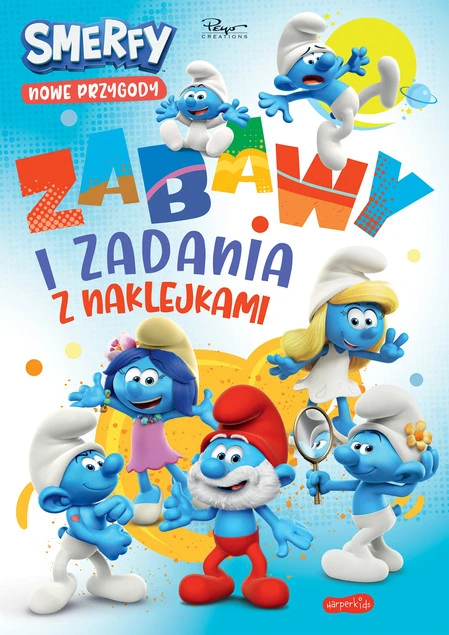 Smerfy nowe przygody zabawy i zadania z naklejkami