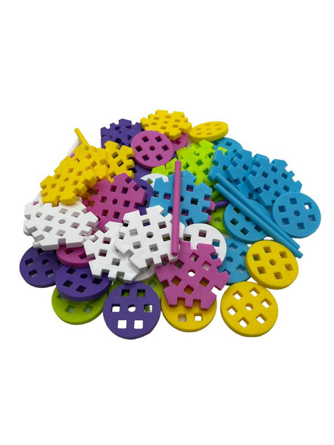 Klocki Meli Basic Constructor Pink 60 el. dla Dziewczynek