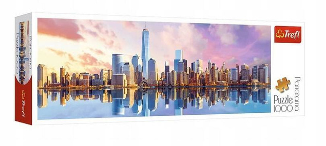 PUZZLE 1000 PANORAMA MIASTO MANHATTAN 10+ TREFL