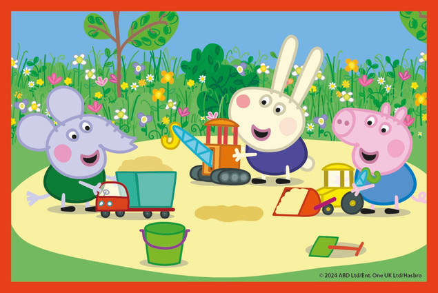Klocki Świnka Peppa 6el