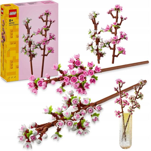 LEGO Botanical Collection Kwitnąca Wiśnia 430el. 8+ 40725