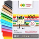 Blok Techniczny A4 20 Kolorów 170g/m2 Happy Color