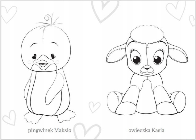 Maluszkowe malowanie. Pluszaki