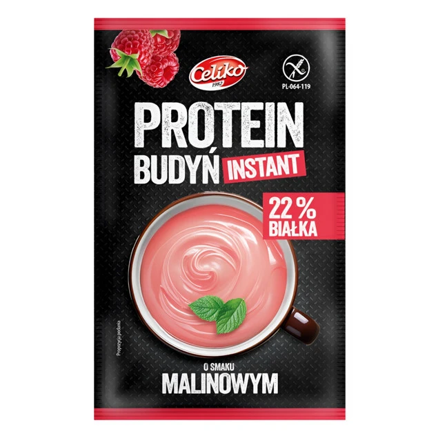 Budyń Celiko malinowy proteinowy