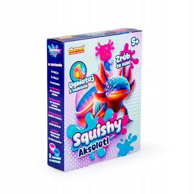 Zestaw Kreatywny Dumel Aksolotl Squishy DIY 5+