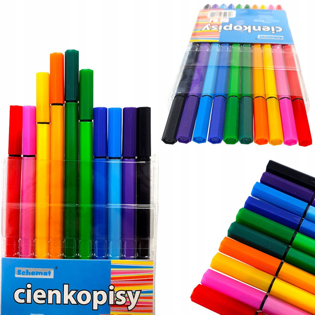Flamastry Schemat 10 szt.