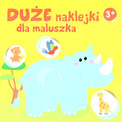 Duże naklejki dla maluszka 3+ - Nosorożec