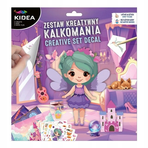 Naklejki transferowe wróżki 83 el. Kidea