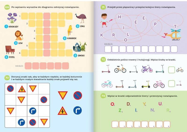 100 ciekawych zadań. Łamigłówki dla przedszkolaków