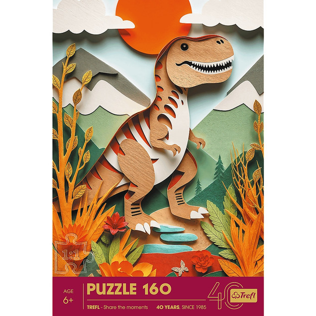 Puzzle 160 Paper Art: Dinozaur TREFL /Trefl