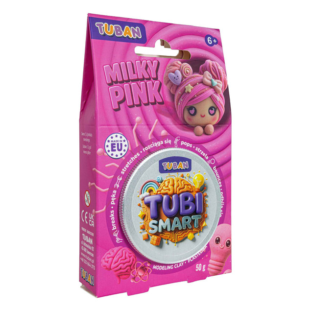 TUBI SMART PLASTELINA - MILKY PINK 50 g