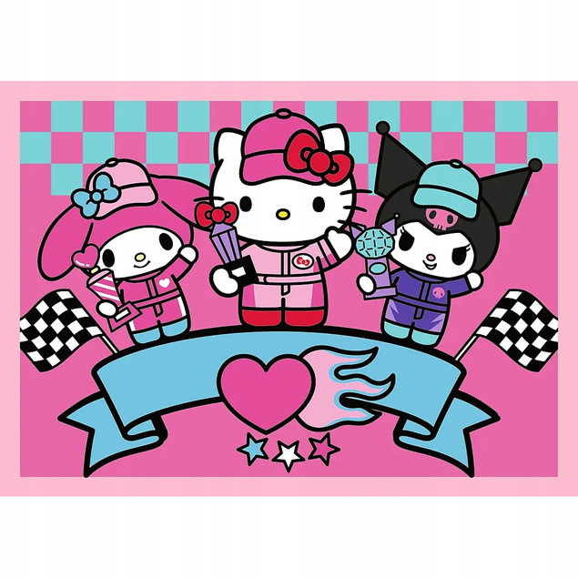 Puzzle Trefl 4w1 Hello Kitty Słodkie przygody - 207 elementów