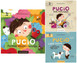 PAKIET 3 x PUCIO POZNAJE KOLORY I DŹWIĘKI + CHCE SIUSIU + ROBI PORZĄDEK