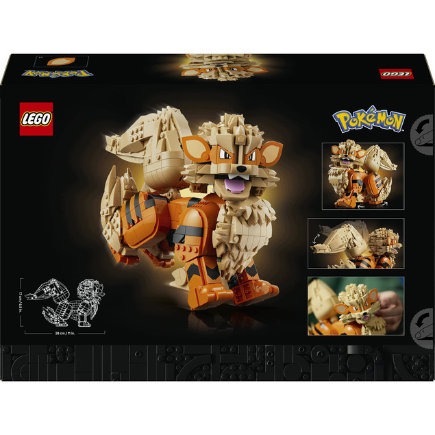 LEGO® Pokémon™ 72160 Arcanine – Kolekcjonerska Figurka dla Dorosłych