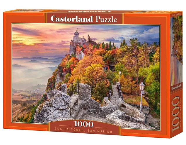 Puzzle 1000 elementów. Wieża Guaita, San Marino