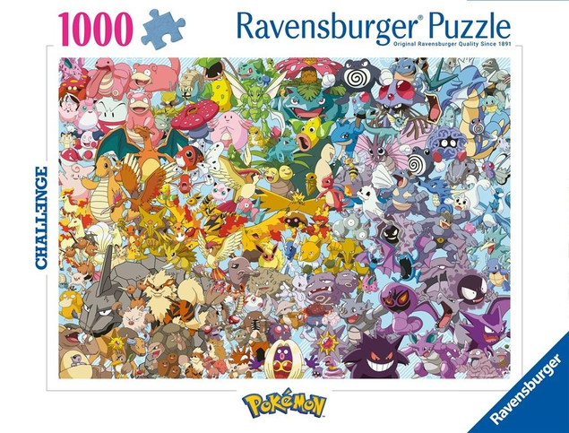 Puzzle RAVENSBURGER Challenge Pokemon 12000460 (1000 elementów)