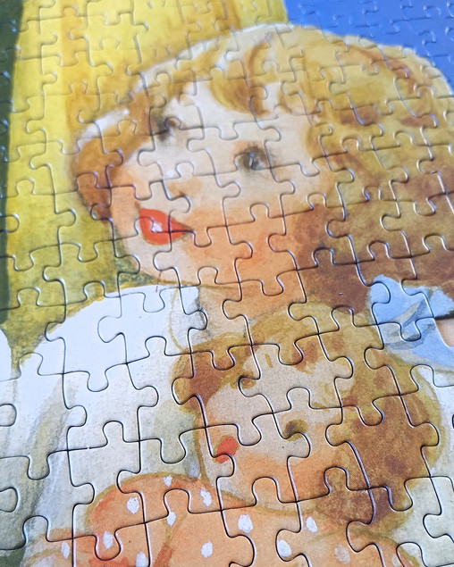 Puzzle Tactic 500 elementów Christmas Card Świąteczne
