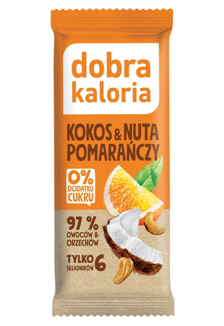 ZDROWY FIT KOKOS POMARAŃCZA