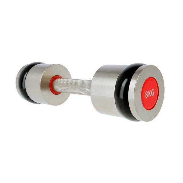 Hantle chromowane, radełkowane 2 x 8 KG HH08 HMS