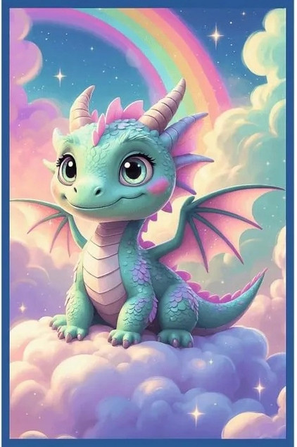 Trefl Puzzle Zestaw 3w1 Jednorożec Syrenka Smok 3x50 elementów Dzieci