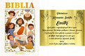 Biblia dla Dzieci Praca Zbiorowa (Zielona Sowa) + Grawerowana Tabliczka na Komunię