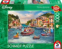Schmidt Spiele Puzzle 1000 el. KINKADE Myszka Miki & Minnie Wakacje we Włoszech Disney PQ