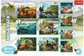 Puzzle 10w1 Układanka Gady DINOZAURY Prehistoryczne Świat 6+Trefl