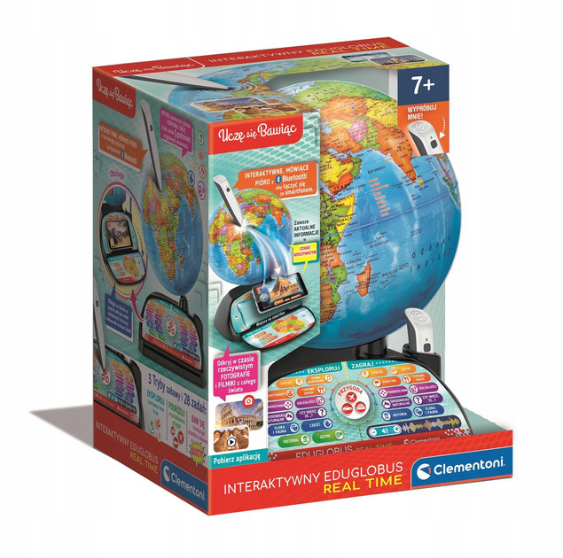Interaktywny globus edukacyjny Clementoni