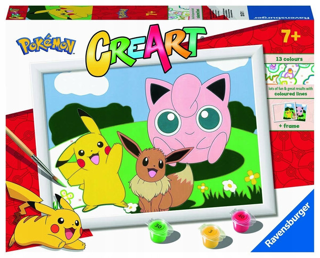 Ravensburger CreArt Pokemon malowanie po numerach 235711