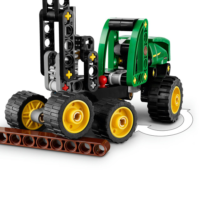 LEGO Technic 42218 Harwester Kołowy John Deere 1470H - Maszyna Leśna
