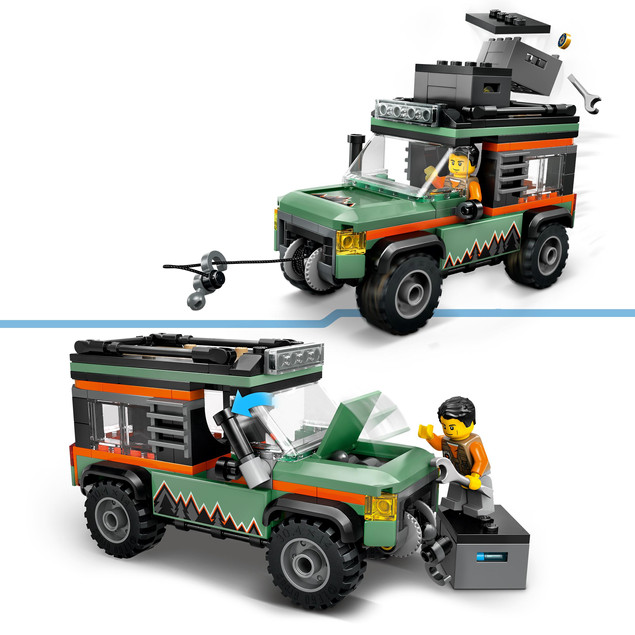LEGO City Górska ciężarówka terenowa 4x4 (60447) z wyciągarką