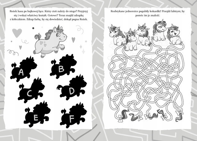 Zadanka & zdrapywanki. Jednorożce