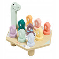TOPBRIGHT Gra Edukacyjna Dino Happy Twist – Nauka Kolorów i Liczb Montessori 36m+