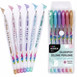 Długopisy Żelowe PERŁOWE Szkolne 6 Kolorów Kidea