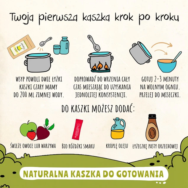 Bio Kaszka z Amarantusa 200 g HELPA eko, bez dodatku cukru, bezmleczna_3